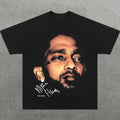 Nipsey Hussle Big Head T-Shirt, Music Rap Tee, Pop, Hip Hop, R&B, Y2k, Unisex T-Shirt, Gift For Men Women Womenswear...