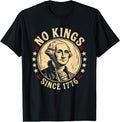 No Kings In America 1776 Save Democracy United States Trump T-Shirt | Unisex Cotton Tee Gift, Crewneck, Short Sleeve...