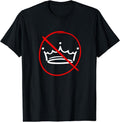 No Kings T-Shirt | Unisex Cotton Tee Gift, Crewneck, Short Sleeve Hoodie, Sweatshirt | GrindPrints.com