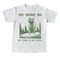 No More BS My Turn To Be Happy Vintage T-Shirt, Retro 90s Raccoon Unisex Adult T Shirt, Funny Trash Panda Graphic T...