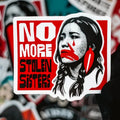 No More Stolen Sisters Stickers, #MMIW Decal, Say Her Name, I Wear Red for My Sisters sticker, Murdered Women Decal,...