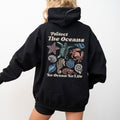No Ocean No Life Hoodie, Protect The Oceans Sweatshirt, Save the Ocean Animals Marine Biology Shirt, Save the Ocean...