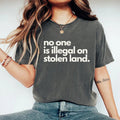 No One Is Illegal On Stolen Land Shirt, Immigration Shirt, Activist Protest Shirt, Mental Health Hoodie, Sweatshirt