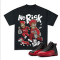 No Risk No Story Match 12 Retro Flu Game Outfits, Y2K, Hip Hop Inspired Graphic Tee, Cotton T-shirt Fitted for Streetwear...