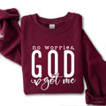 No Worries, GOD Love Got Me Sweatshirt, Women's Clothes for Daily Wear, Unisex Cotton For Women T-Shirts, Hoodie