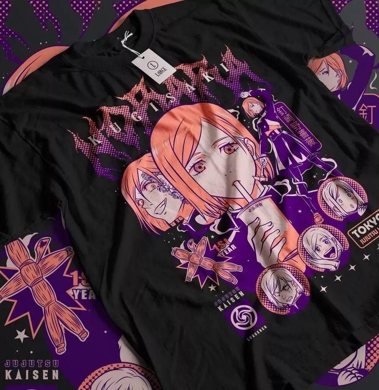 Nobara T-Shirt Jujutsu Kaisen Kugisaki Yuji Mahito Gift Unisex Shirt All Size Hoodie, Sweatshirt | GrindPrints.com