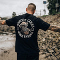 Nobody Cares Work Harder Skull Back Side Printed Men T-Shirt Sweatshirt Hoodie, Motorcycle Shirt Cotton Menswear Hoodie...