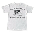 None Of Your Emails Are Finding Me Well Retro T-Shirt, Vintage 90s Lazy Cat T-shirt, Funny Cat Shirt, Unisex Kitten...