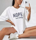 NopE. Not Today T-shirt Top Womenswear, Funny Dumb Tee, Meme Shirt, Streetwear, Graphic tee Hoodie, Sweatshirt