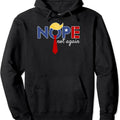 Nope Not Again Trump 2024 Hoodie | Unisex Hooded Sweatshirt T-Shirts | GrindPrints.com