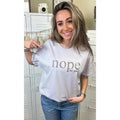 Nope Not Today Graphic T-Shirt Hoodie, Sweatshirt | GrindPrints.com
