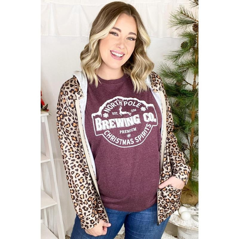 North Pole Brewing Christmas T-Shirt Hoodie, Sweatshirt | GrindPrints.com