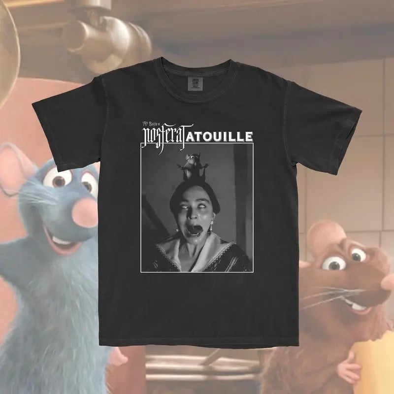 Nosferatatouille Nosferatu Ratatouille mashup shirt for fans of Horror and Comedy Hoodie, Sweatshirt | GrindPrints.com