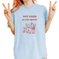 Not Good At Any Sports Unisex Cotton Shirt, Funny Racoon Shirt, Shirts That Go Soft, Weirdcore Gift, Unisex T-Shirt,...