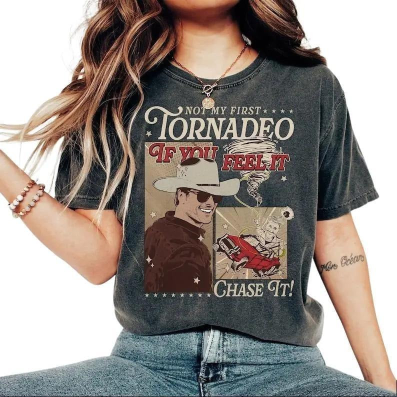 Not My First Tonadeo If You Feel It Chase It, Glen Powel Shirt - Twiters Shirt, Tyler Owens Shirt Glen Powell Shirt,...