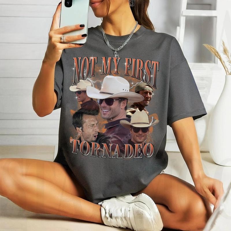 Not My First Tornadeo Glen Powell Shirt, If You Feel It, Chase It Shirt, Twister Shirt, Retro Movie Tee, Comfort Colors...