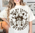 Not My Trash  DTF Transfers - THIS IS NOT A SHIRT Hoodie, Sweatshirt | GrindPrints.com