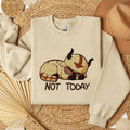 Not Today Appa Embroidered Sweatshirt, Not Today Embroidered T-Shirt, Lover Appa Embroidered Tee Hoodie | GrindPrints.com