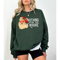 Nothing For You Sweatshirt, Retro Santa Sweatshirt, Christmas Crewneck Sweater, Funny Christmas Sweatshirt, Vintage...