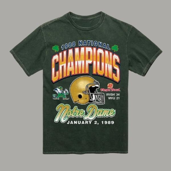 Notre Dame Fighting Irish Locker Vintage '47 Tubular Tee, Classic College Sports Shirt, Retro Notre Dame Apparel, Premium...