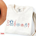 Nurse 4th of July Comfort Colors T-Shirt, Patriotic Nurse Tee, Gift For Nurse, Hospital Nurse Shirt, Group Nurse Staff...
