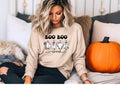 Nurse Boo Boo Crew Ghost Crewneck Sweatshirt T-Shirts, Hoodie | GrindPrints.com