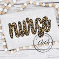 Nurse Leopard Sweatshirt, Nurse Crewneck Sweatshirt Breathable Casual T-Shirts, Hoodie | GrindPrints.com