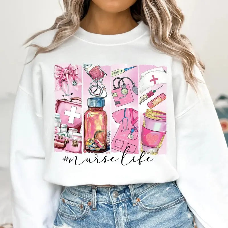 Nurse Life DTF Transfers - THIS IS NOT A SHIRT Hoodie, Sweatshirt | GrindPrints.com
