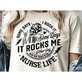 Nurse Life Graphic Tee Hoodie, Sweatshirt | GrindPrints.com