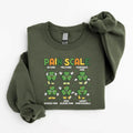 Nurse St Patrick Day Pain Scale Sweatshirt, Funny Irish Nurse Gifts, Nursing Student Shamrock T-Shirt, Healthcare...