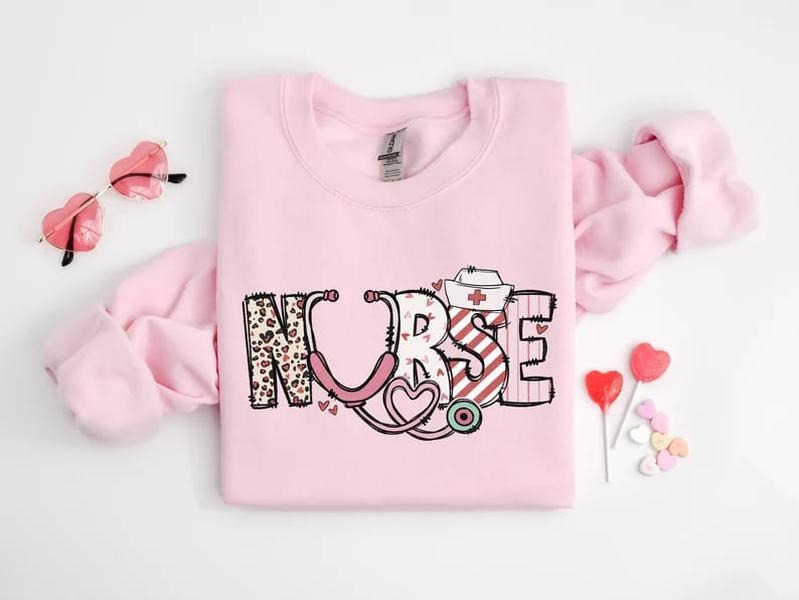 Nurse Valentine Nurse Valentine Nurse Valentine Nursing Nicu Labor Peds T-Shirts, Hoodie, Sweatshirt