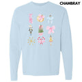 Nutcracker Ballet Bow Collage Long Sleeve Comfort Colors T-Shirt 'NLB' Hoodie, Sweatshirt | GrindPrints.com