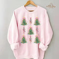 Nutcracker Coquette Sweatshirt, Christmas Balletcore Loose Fit Shirt - Fabric, Pullover Hoodie | GrindPrints.com