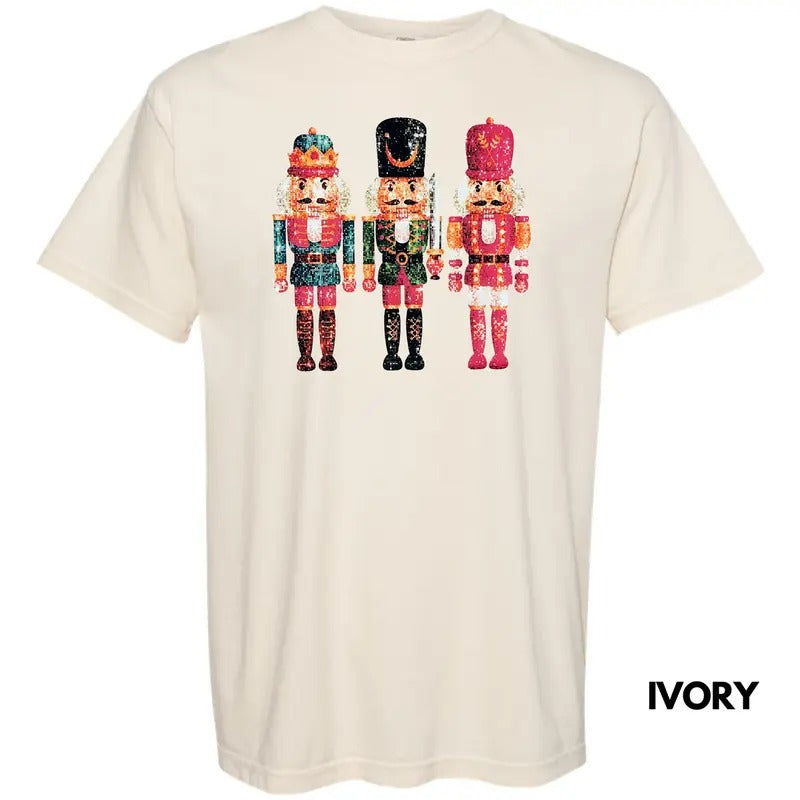 Nutcracker FAKE Sequins Comfort Colors T-Shirt Hoodie, Sweatshirt | GrindPrints.com
