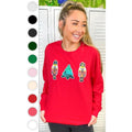 Nutcracker Sparkle Sequin Graphic Long Sleeve T-Shirt Hoodie, Sweatshirt | GrindPrints.com