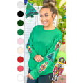 Nutcracker and Christmas Tree Sparkle Sleeve Long Sleeve Graphic T-Shirt Hoodie, Sweatshirt | GrindPrints.com