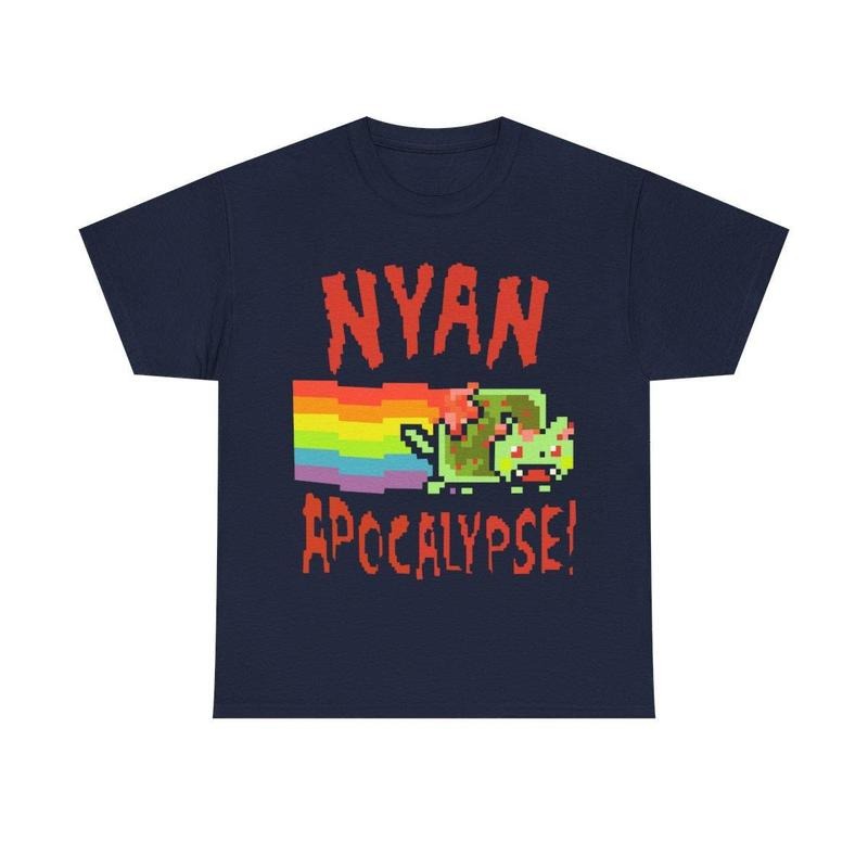 Nyan Cat Apocalypse shirt, Casual, Unisex Shirt Hoodie, Sweatshirt | GrindPrints.com