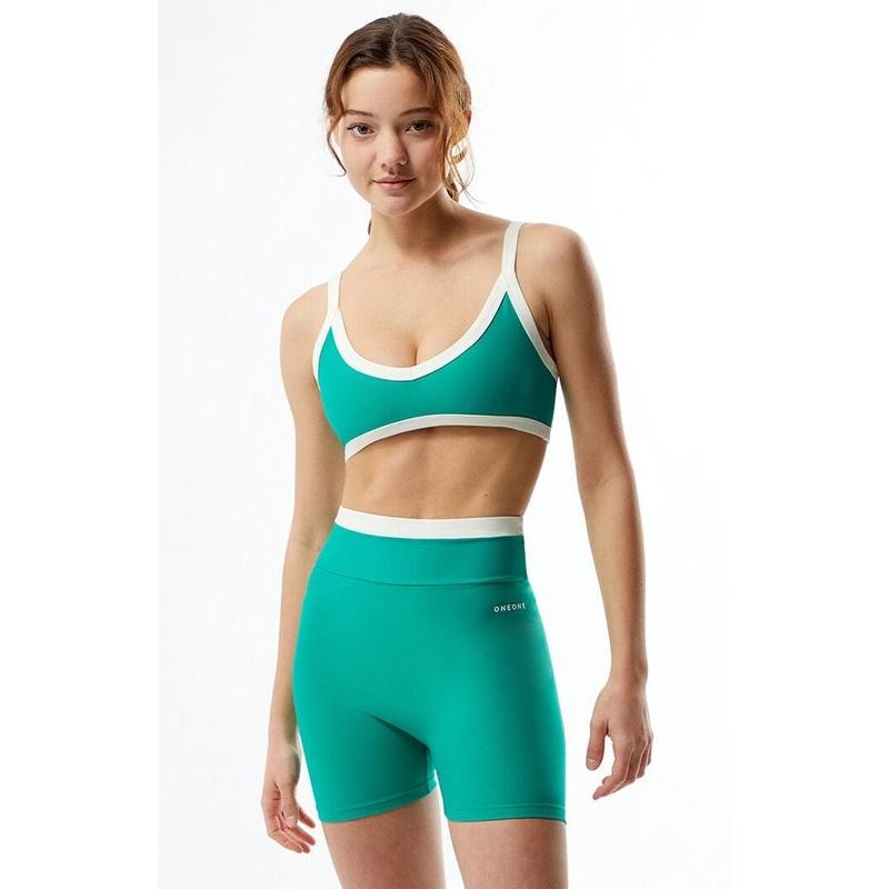 ONEONE Women's Active Green Helena Sports Bra T-Shirts, Hoodie, Sweatshirt | GrindPrints.com
