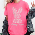 ONLY ONE Dark Grey LARGE Lace Bunny Easter Unisex Shirt Available Hoodie, Sweatshirt | GrindPrints.com