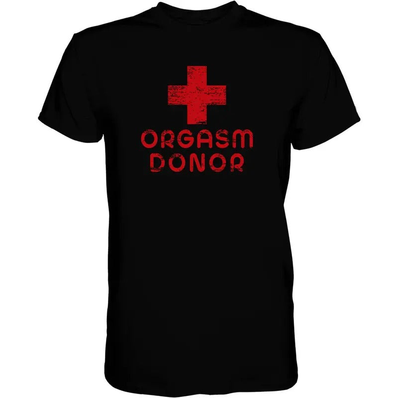 ORGASM DONOR RED CROSS MEN'S T-SHIRT Hoodie, Sweatshirt | GrindPrints.com