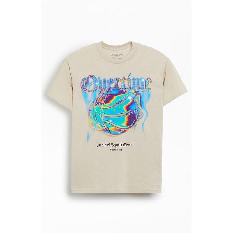 OVERTIME Men's Chrome T-Shirt - Multicolor Hoodie, Sweatshirt | GrindPrints.com