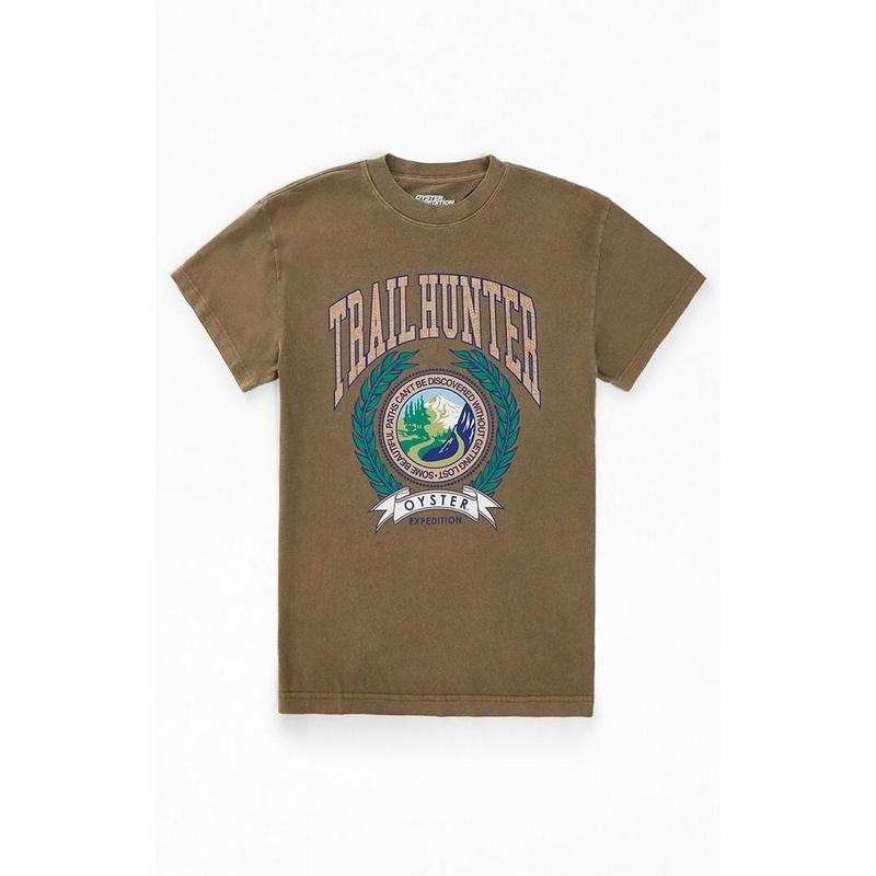 OYSTER EXPEDITION Men's Trail Hunter T-Shirt - Multicolor Hoodie, Sweatshirt | GrindPrints.com