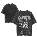 Oasis Maximum Manchester Graphic Tee, Vintage Rock Concert Shirt, Union Jack Guitar Design, Retro Rock Band Tee,...