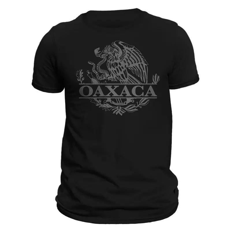 Oaxaca Mexico Eagle Emblem Mexican T-Shirt Casual Soft Menswear Tee Hoodie, Sweatshirt | GrindPrints.com