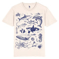 Ocean Nature T Shirt, Vintage 90s Tattoo Sea Animal Tshirt, Retro, Ocean, Whale, Orca, Turtle, Dolphin, Unisex Tee Shirt,...