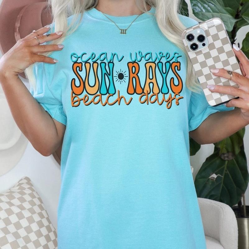 Ocean Waves DTF Transfers - THIS IS NOT A SHIRT Hoodie, Sweatshirt | GrindPrints.com