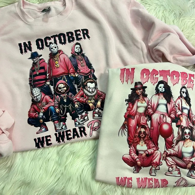 October pink sweater T-Shirts, Hoodie, Sweatshirt | GrindPrints.com