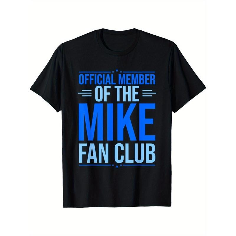Official Member Of The Mike Fan Club Funny Mike First Name T-Shirt Made in USA Hoodie, Sweatshirt | GrindPrints.com