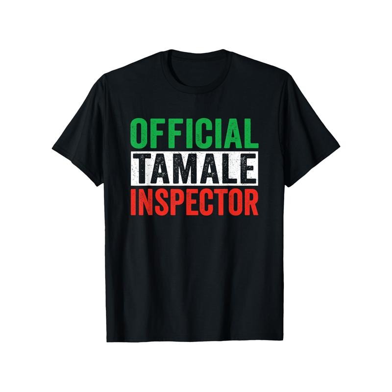 Official Tamale Inspector" Graphic Tee - 100% Cotton, Perfect for Men & Women, Ideal Gift for Thanksgiving, Christmas &...