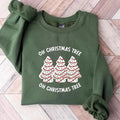Oh Christmas Tree Crewneck Sweatshirt, Christmas Tree Cake Shirt, Family Christmas Holiday Hoodie, Christmas Cake Shirt...